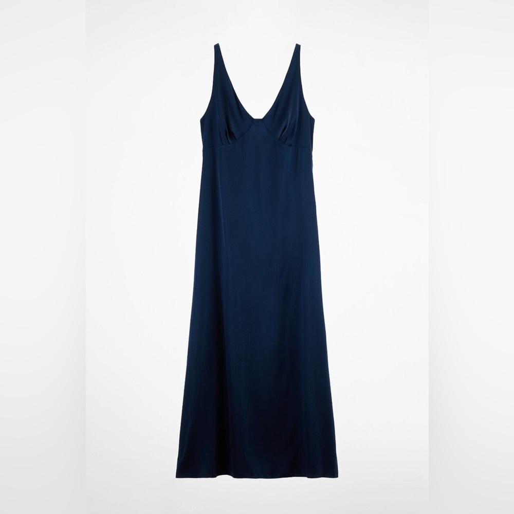 LIKE NEW zara 100% silk dress size M